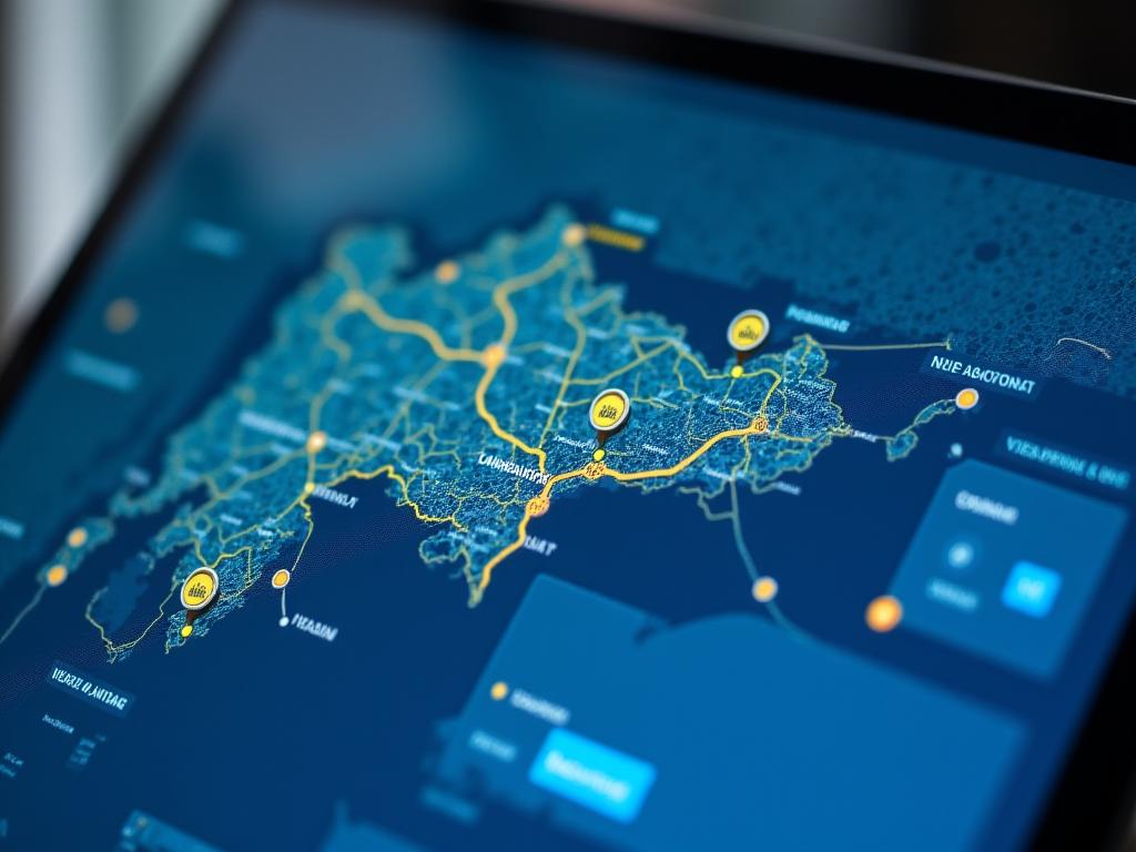 ERP charge forecasting and route planning interface for Singapore fleets